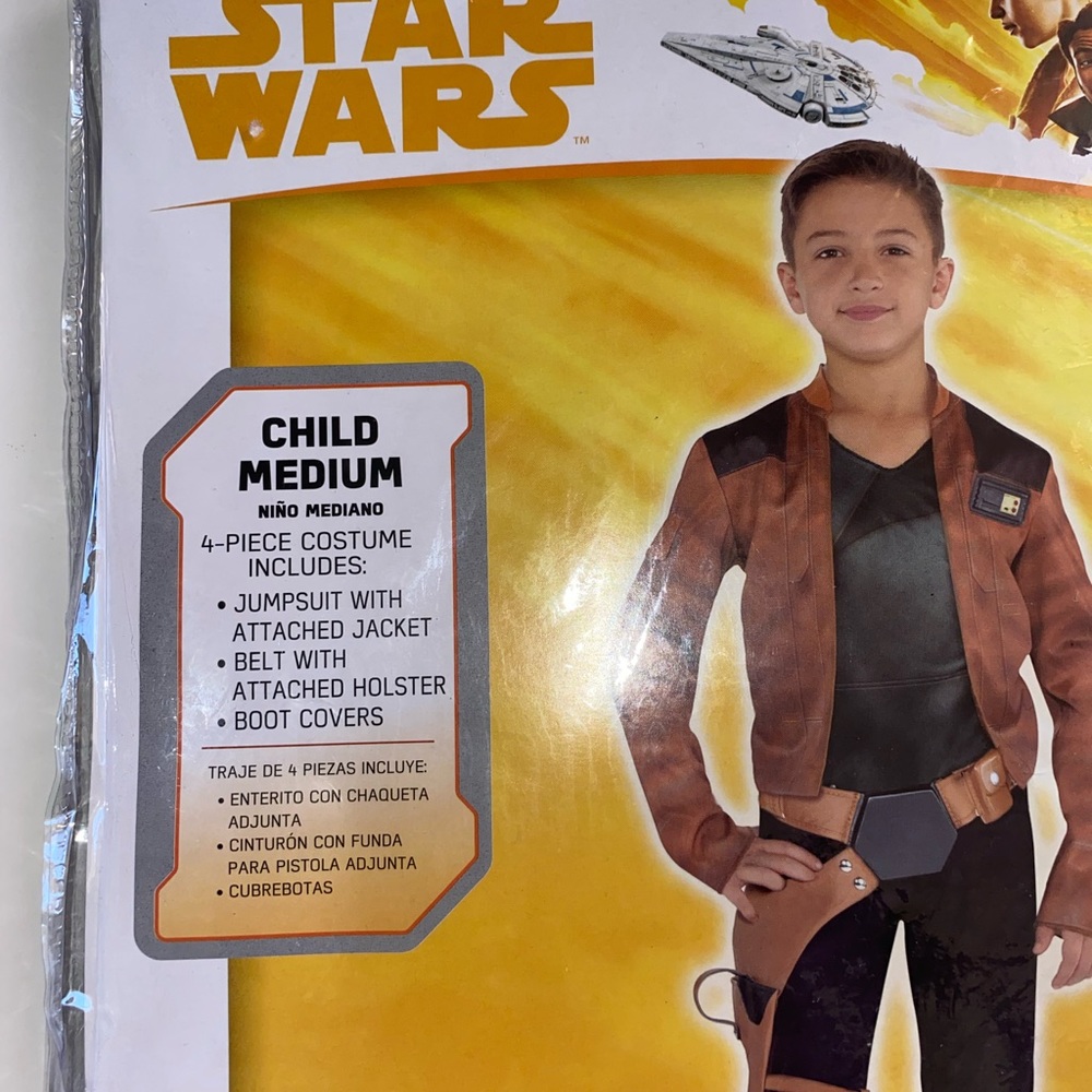 Star Wars Han Solo  Boy's Costume - Picture 3 of 10